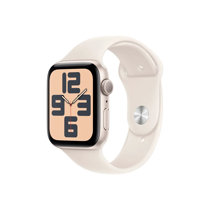Умные часы Apple Watch SE (2024) 44mm GPS Starlight Aluminium Case Starlight Sport Band S/M