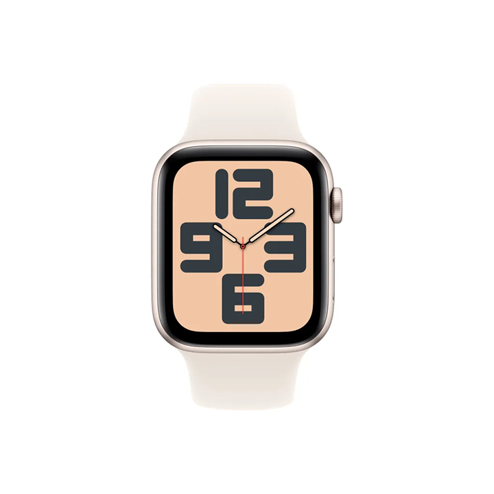 Умные часы Apple Watch SE (2024) 44mm GPS Starlight Aluminium Case Starlight Sport Band S/M