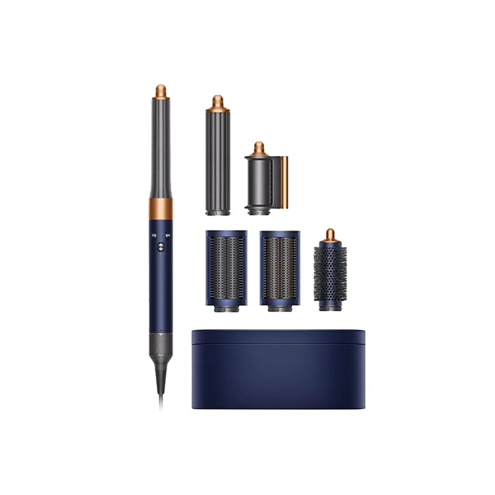 Стайлер Dyson Airwrap Complete Long HS05, синий/медный (Футляр)