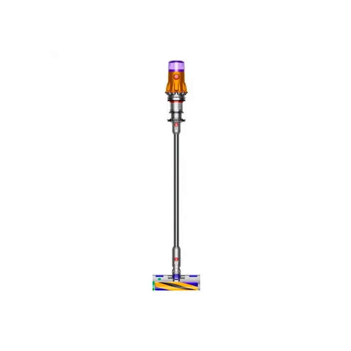 Беспроводной пылесос Dyson V12 Detect Slim Absolute SV46, никель/жёлтый
