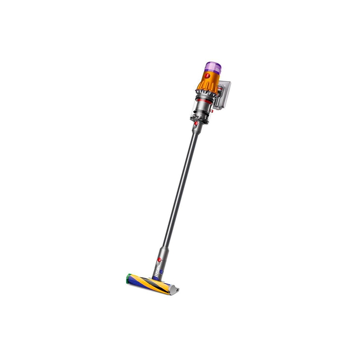 Беспроводной пылесос Dyson V12 Detect Slim Absolute SV46, никель/жёлтый