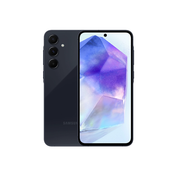 Смартфон Samsung Galaxy A55 5G 12/256Гб (2sim + eSim), темно-синий