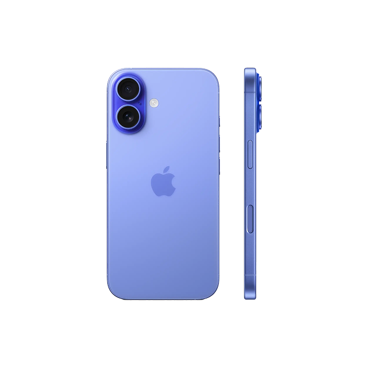 Смартфон Apple iPhone 16 128Гб (1sim + eSim), синий