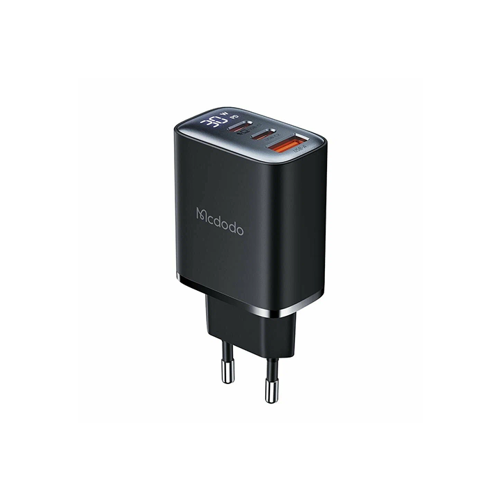 Сетевое зарядное устройство 2хUSB-C + USB-А (PD 30W, 3.4A) Mcdodo CH-2180, черный