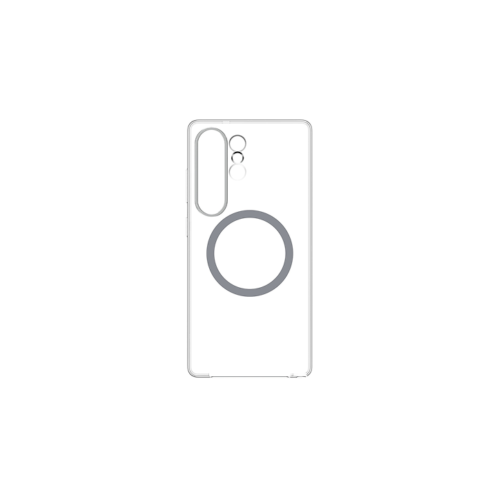 Чехол Samsung Clear Magnet Case для Galaxy S25 Ultra, прозрачный
