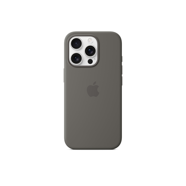 Чехол Apple Silicone Case MagSafe для iPhone 16 Pro, серый