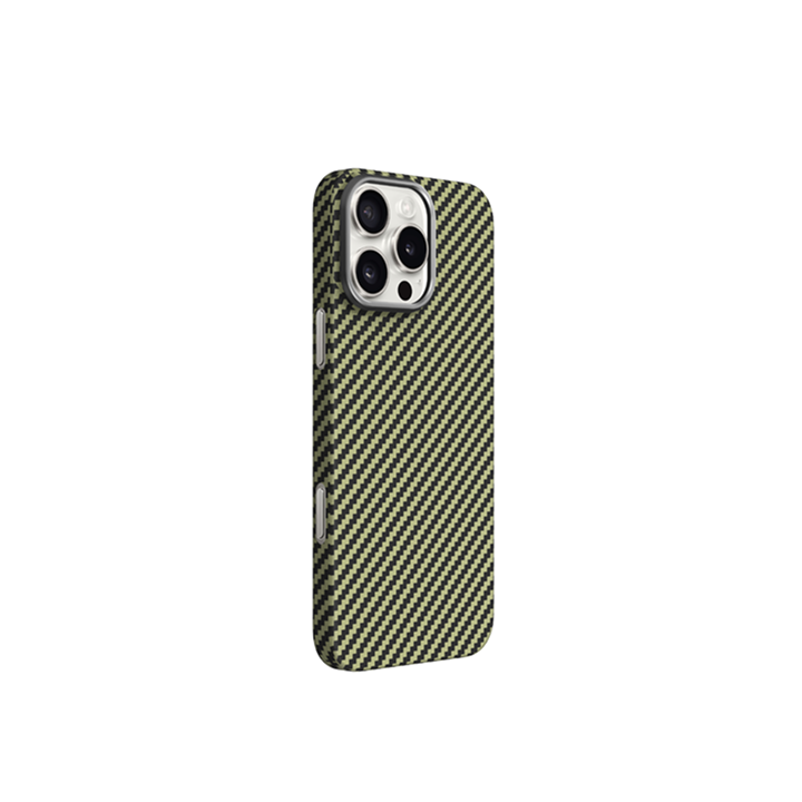 Чехол KZDOO Kevlar MagSafe для iPhone 16 Pro Max, зеленый