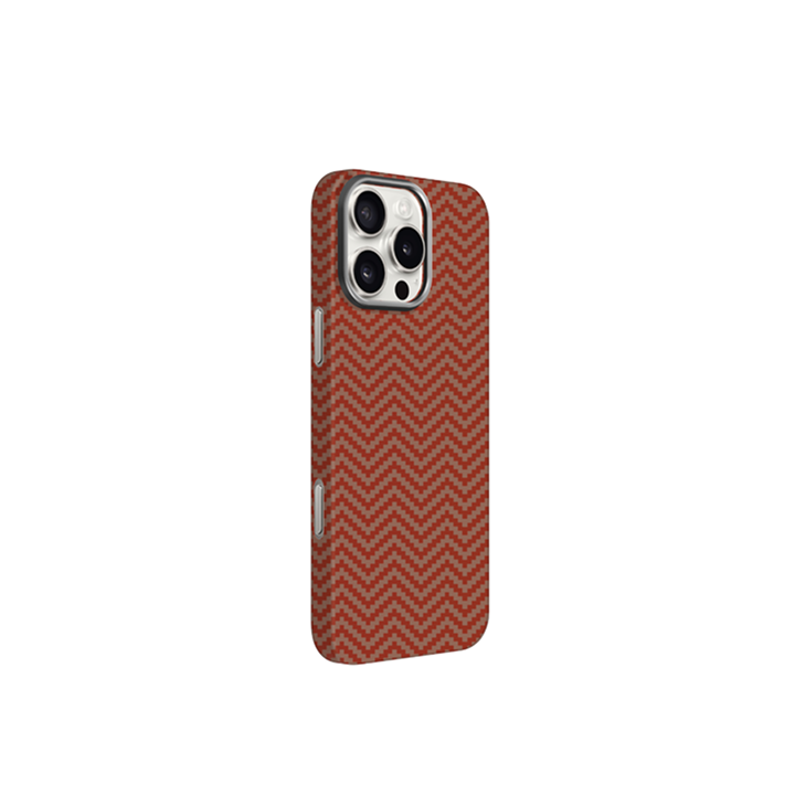 Чехол KZDOO Kevlar MagSafe для iPhone 16 Pro Max, оранжевый